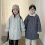 女童中长款儿童冬季棉袄