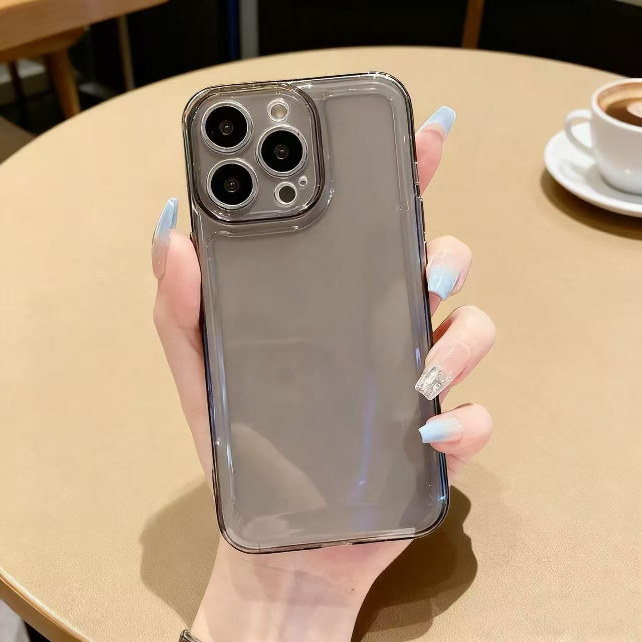 Clear Phone Case for Apple iPhone 17 16 15 14 Pro Max with Precise Cutouts Space Case Shockproof Protective Cover