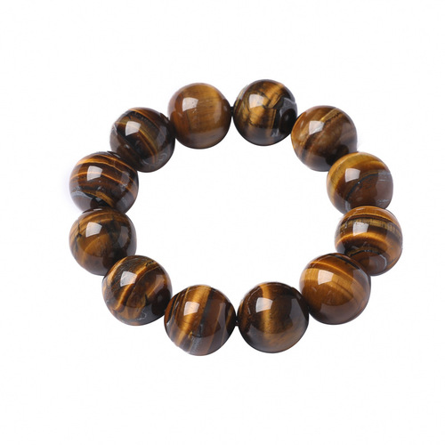 Manufacturer long-term natural tiger eye stone bracelet wholesale yellow tiger eye bracelet agate crystal cat's eye stone wood alexandrite