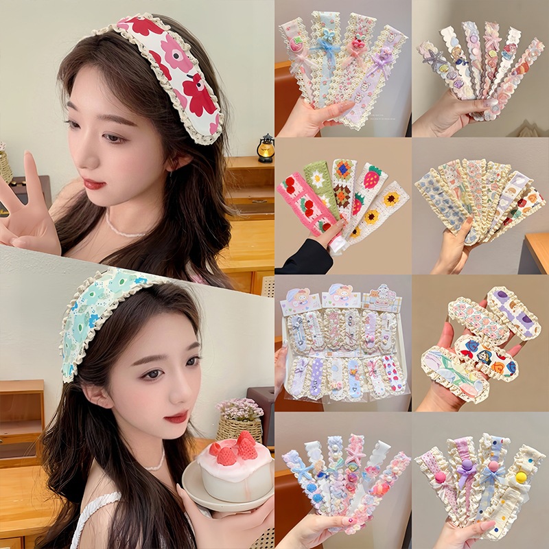 2026 New Knitted Magic Tape Adult Hair Band for Bangs and Loose Hair, Hair Styling Tool, Headband for Girls, Hair Accessory