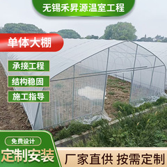 单体大棚温室大棚单体大棚骨架蔬菜养殖农业大棚花卉育苗棚