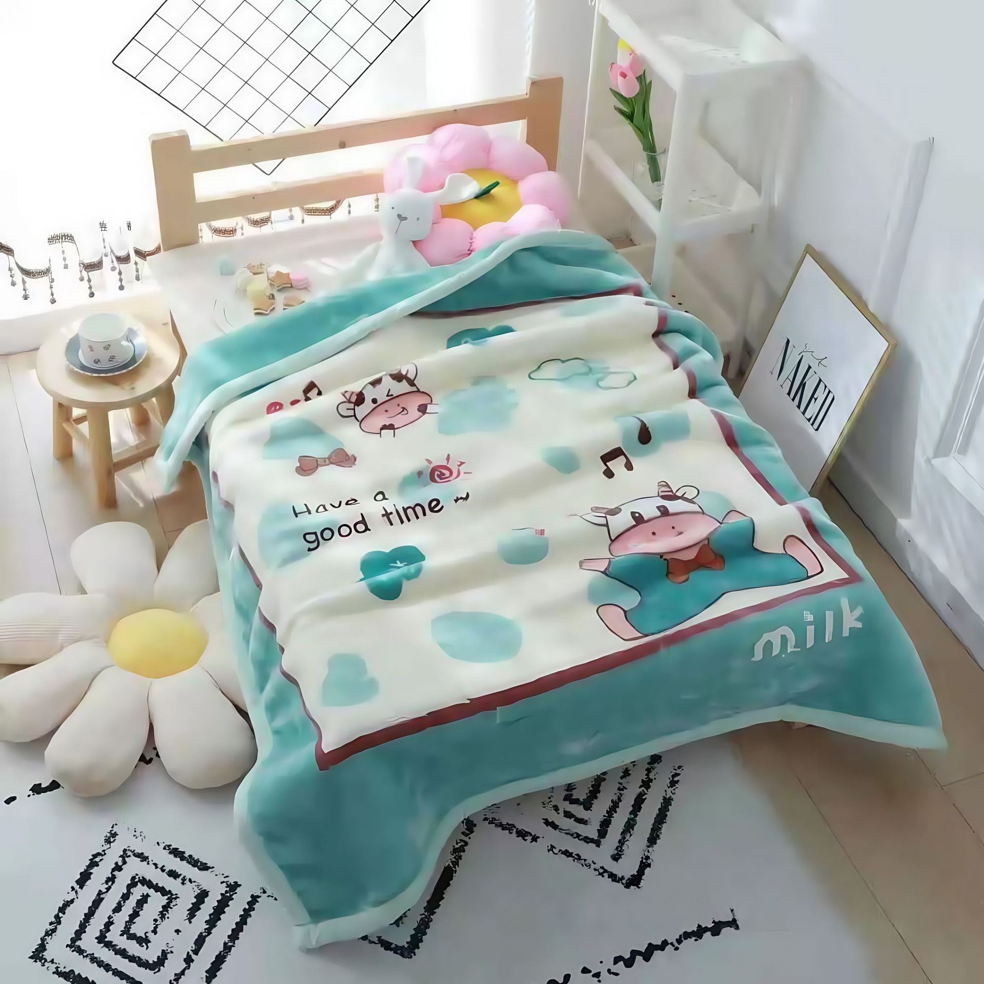 Square cow-green (125*130) about 1.25kg