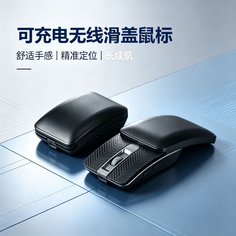 Rechargeable Wireless Sliding Mouse Portable Business Office Laptop Bluetooth Charging Dual-Mode Customized Gift Rechargeable Wireless Sliding Mouse Portable Business Office Laptop Bluetooth Charging Dual-Mode Customized Gift