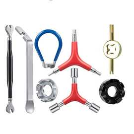 自行车山地车钢丝辐条扳手钢丝扳手 修车工具套装组合 山地车配件