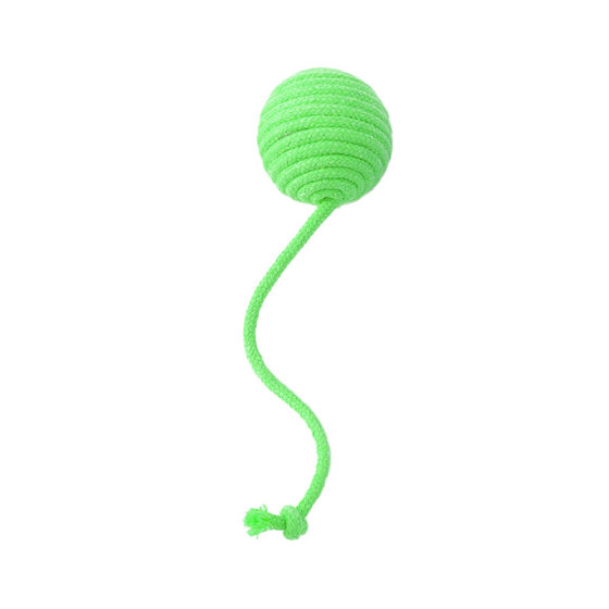 Cat toys self-relief cat bite rope tease cat ball pet grinding rope knot bite resistant cat and dog supplies wholesale