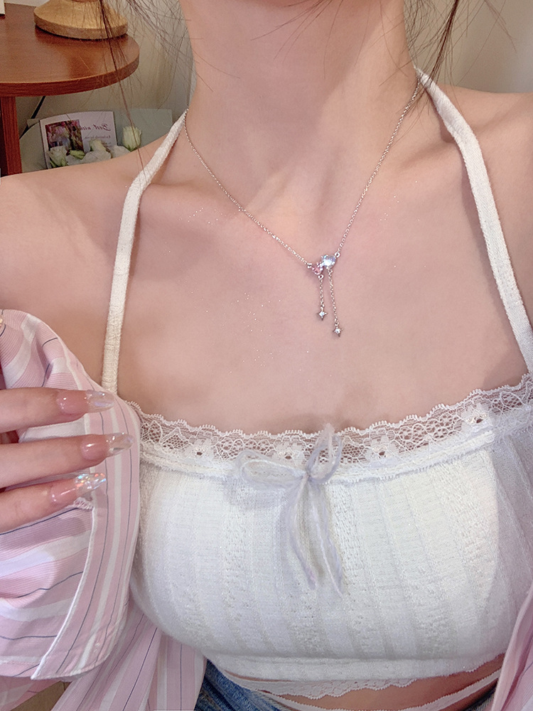 1 Piece Quantity Date, Tea Party Occasion 925 Sterling Silver Material Heart Shape Pattern 1 Piece 925 Sterling Silver Heart Shape 925 Sterling Silver Cable Chain Pendant Necklace