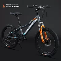 Raleigh, велосипед с высоким углеродистым стальным каркасом, 7-скоростной, дисковый тормоз, амортизация, внедорожный подростковый велосипед