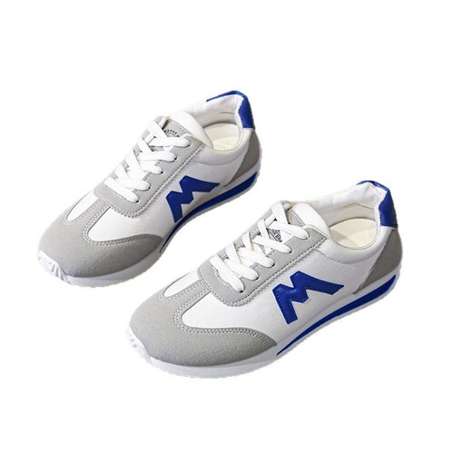 Women's 2025 Spring and Autumn Trendy Versatile Student Lightweight Thick Sole Breathable Sports Shoes to Make Feet Look Smaller