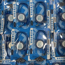 USB一拖三伸缩充电线包装盒充电头数据线彩印纸卡透明吸塑插卡盒