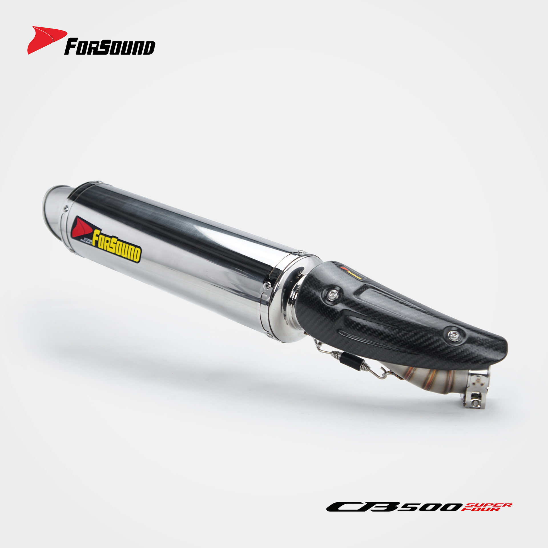 Suitable for HONDA CB500SF modified mid-tail section stainless steel motorcycle exhaust pipe