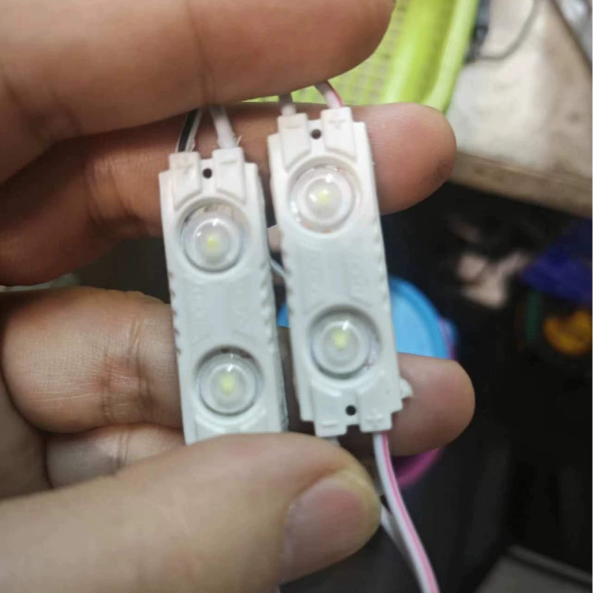 Фабрика прямых продаж светодиодный литьевой модуль для рекламы светящерик светящерик специальный модуль 2 лампы 0.72w 38*12