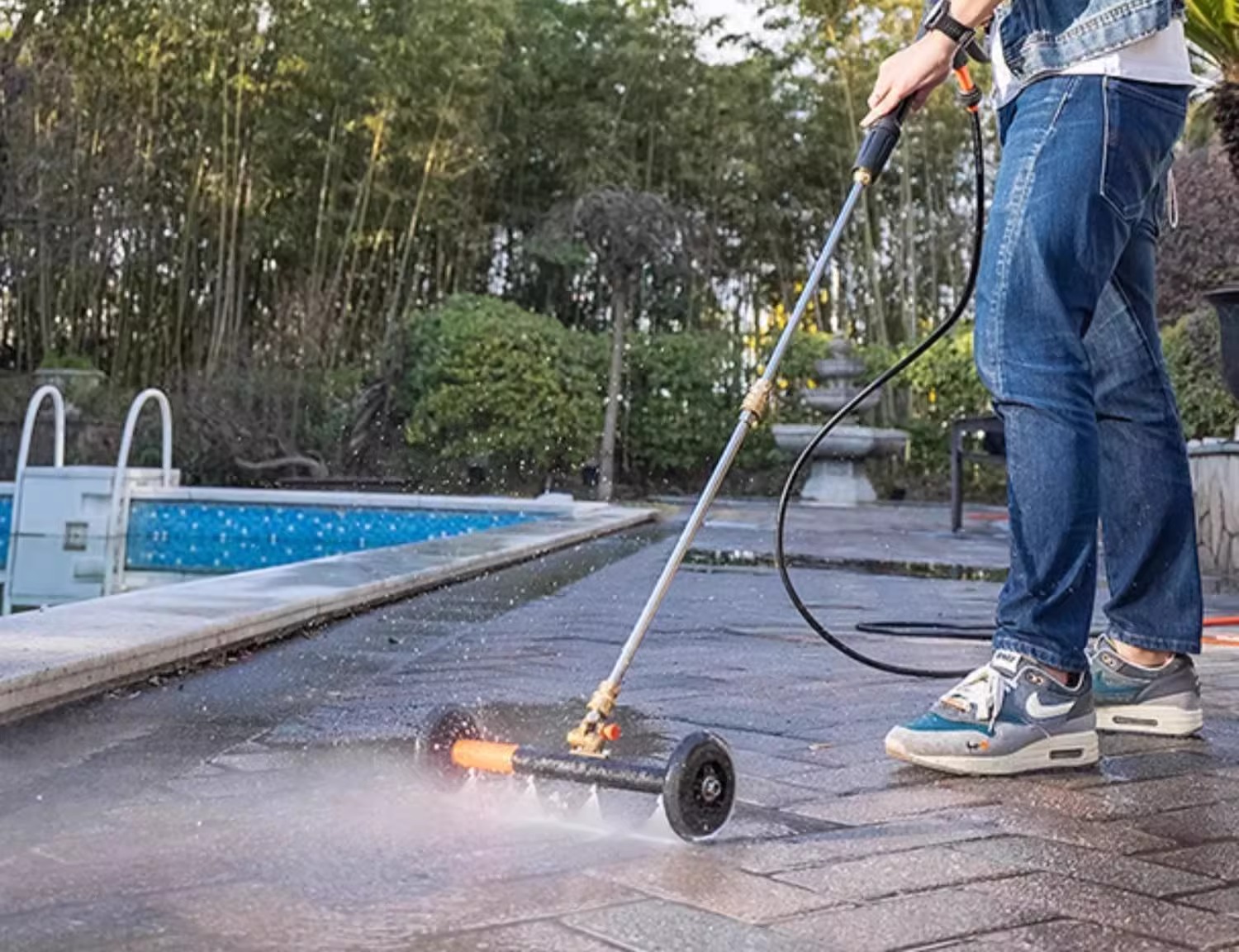 Yili 5780 Courtyard Cleaning Machine, Household Car Washing Machine, Water Pump, High-Pressure Water Gun, Floor Cleaning, Car Washing Tool, Sensor Gun