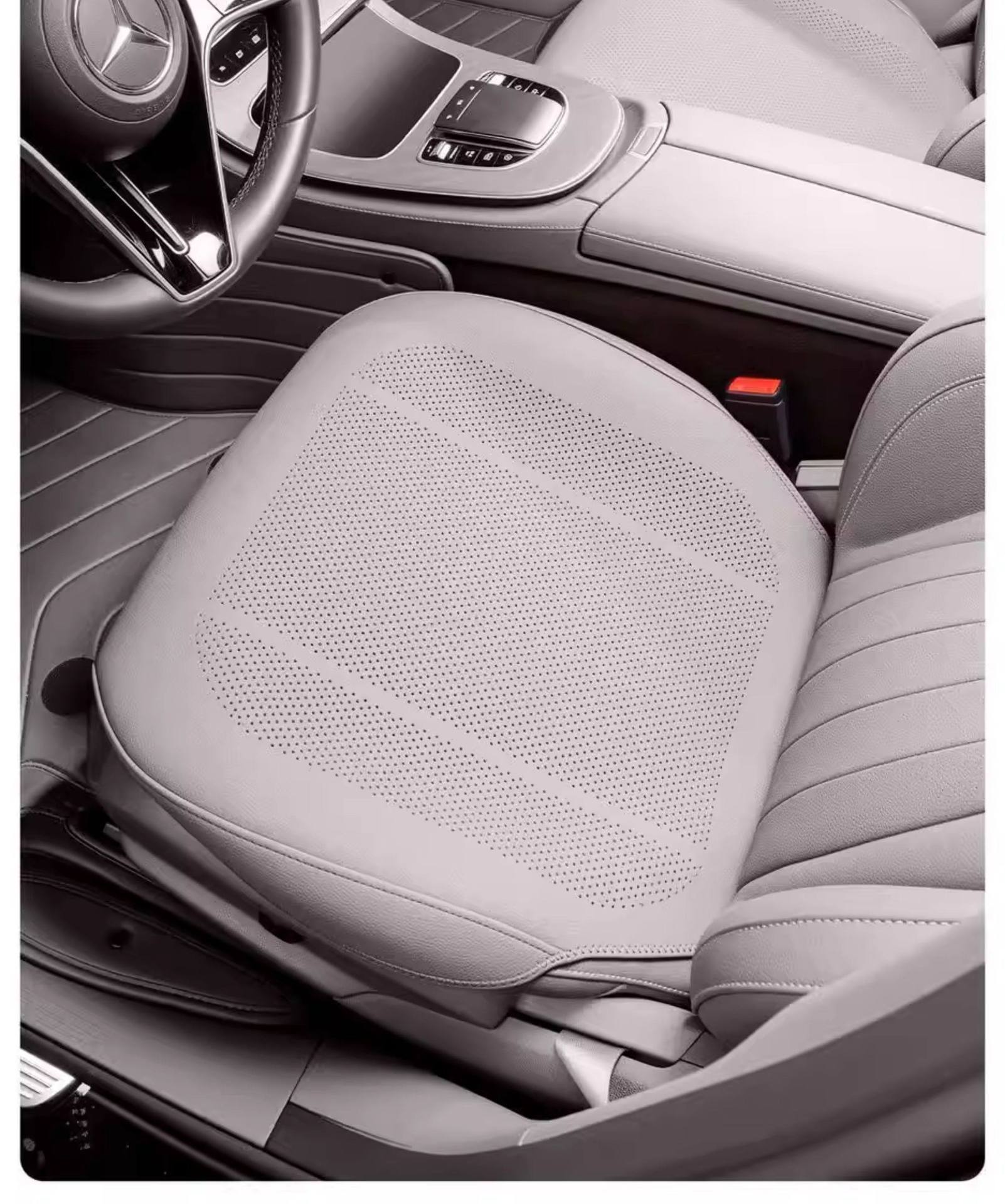 Car Seat Cushion Single Piece Driver's Seat Cover Ventilated and Breathable Summer Seat Cushion Fully Enclosed Summer Ventilated and Breathable Cooling Cushion