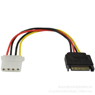 �ԴӲ�PSATA�DIDE�Դ��15Pin���D��4Pinĸ��늾�4P�DSATA�D�Ӿ�