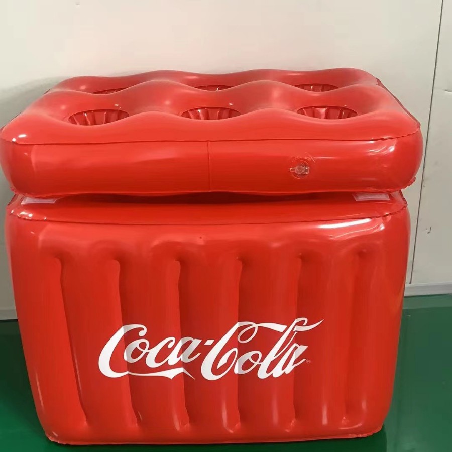 厂家供应PVC充气冰桶水上派对漂浮充气饮料冰桶