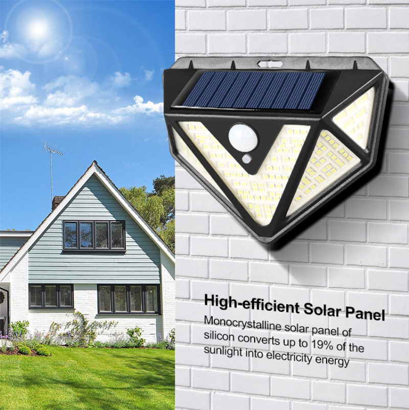 Transfronteriza lámpara solar al aire libre lámpara de jardín hogar Cuerpo Humano inducción lámpara de calle brillante Lámpara de pared impermeable iluminación al aire libre