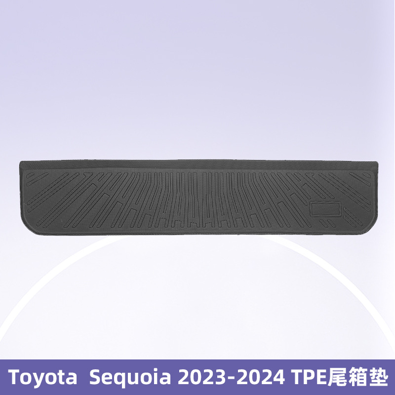 Aplicable a Toyota Sequoia 2023 - 2024 TPE Foot Pads 3D All Weather Material Backpack Pads