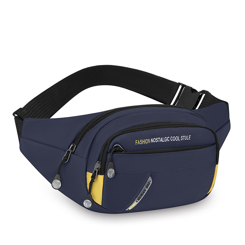 Riñonera de hombre al por mayor Bolso de mensajero de un solo hombro multifuncional casual coreano Cartera de negocios Bolso de pecho de ciclismo deportivo