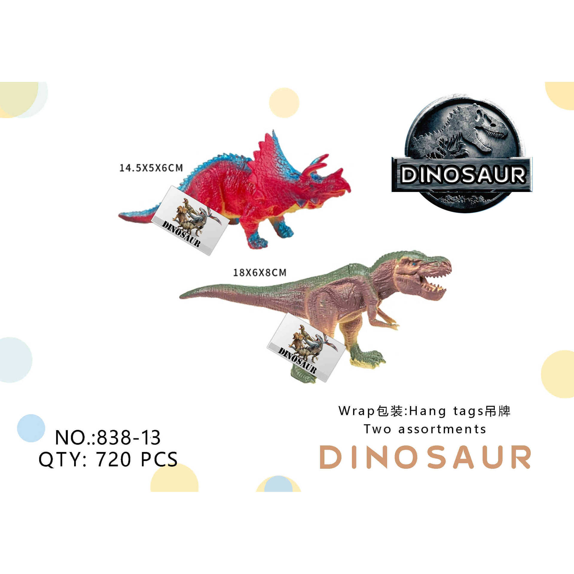 Transfronterizos infantiles simulación de animales dinosaurios tigre león panda jirafa modelo de insecto conjunto de juguetes de educación temprana