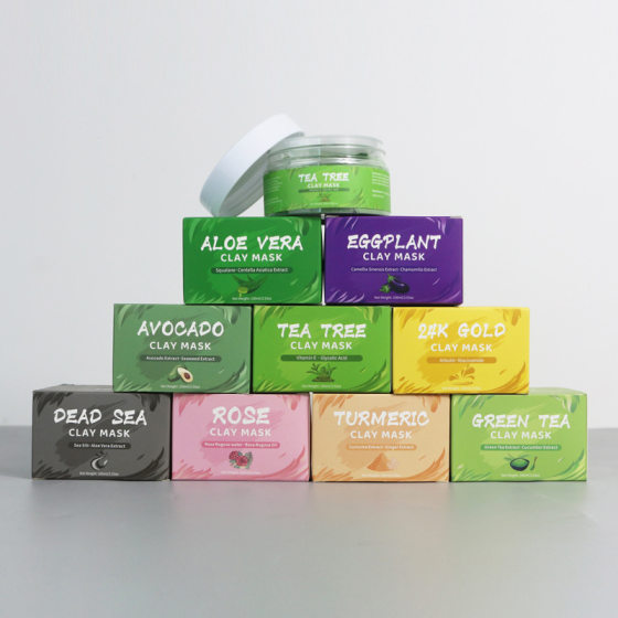 Cross-border clay mud mask moisturizing rose smear mask avocado cleaning mud mask clay mask