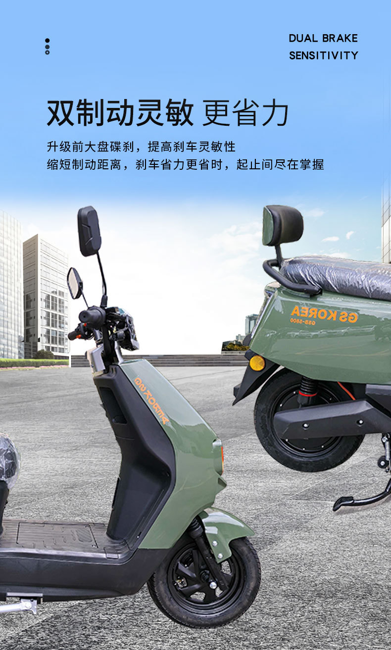 Cross-Border South America and Middle East Electric Vehicles, Chitu Large Scooter, Long-Distance Electric Motorcycle, Foreign Trade Customization