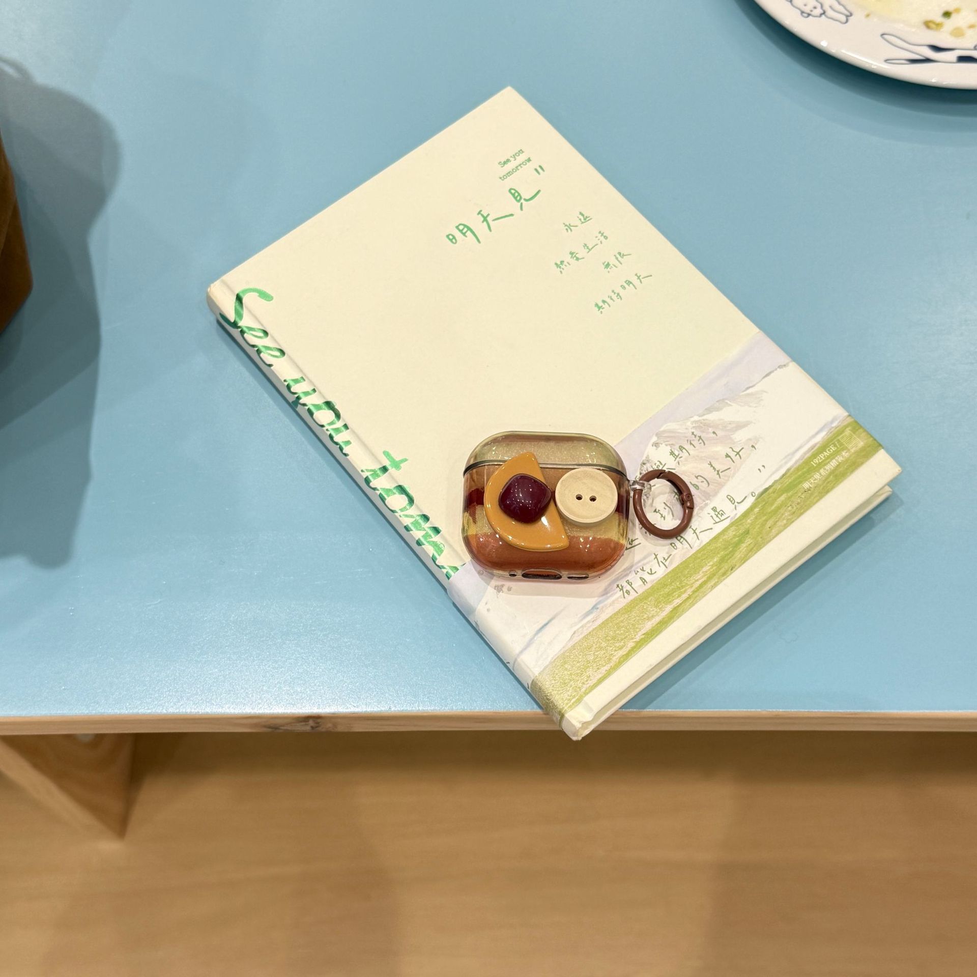 Coreana estereoscópica rayas gemas para Airpods nueva 3 / 4 generación Pro2 auriculares cubierta 1 / 2 colgante Pro pareja