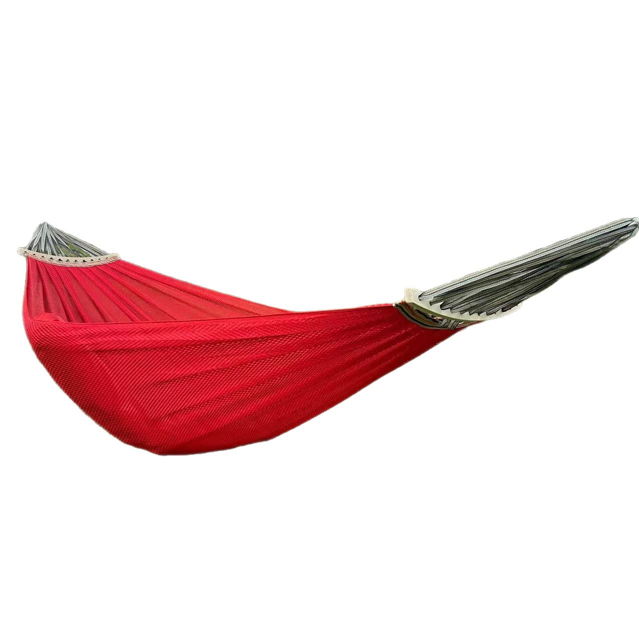 El fabricante Fuhua suministra una hamaca de malla de seda de hielo, transpirable, con tela de malla pequeña, en un bolsito pequeño para acampar. image 7
