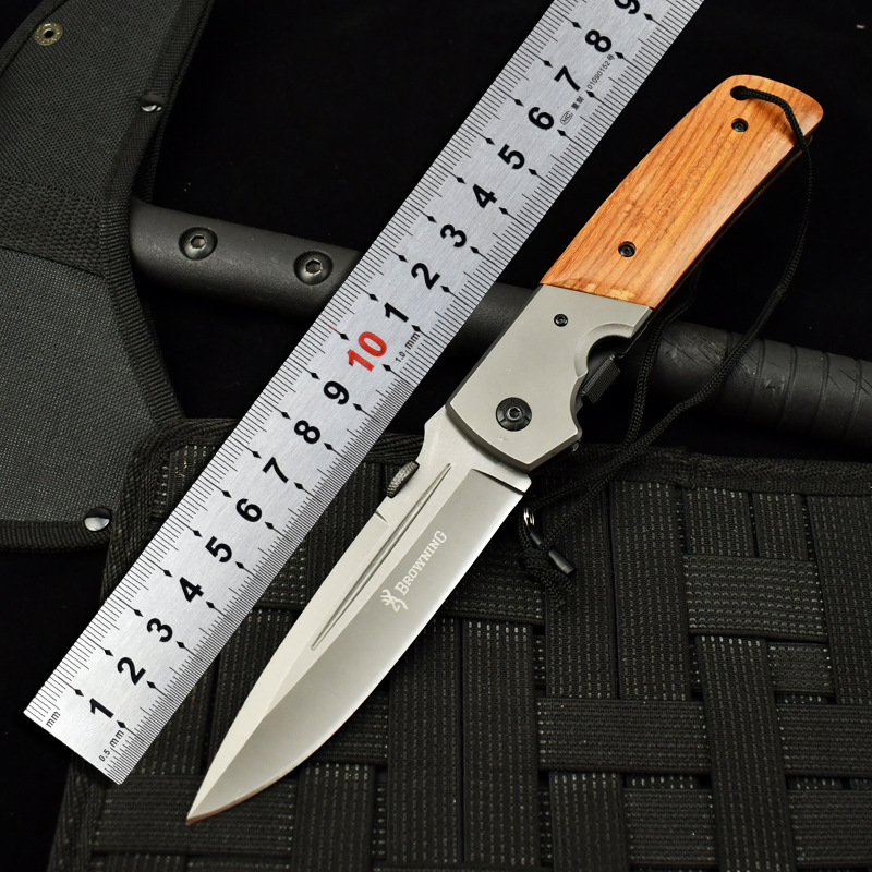 勃朗宁DA52高品质户外折叠刀野外战术刀便携刀露营登山刀防身折刀