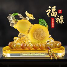 汽车摆件车载香水香薰福禄葫芦车内饰品女高档中控台装饰用品男士