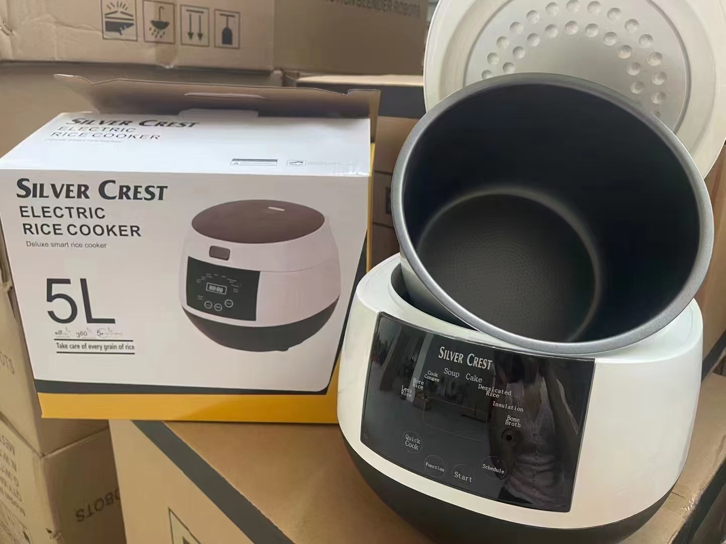 New Cross-border Export Model Smart Touch-screen Household Multi-functional Large-capacity Rice Cooker With Scheduled_voghion.com