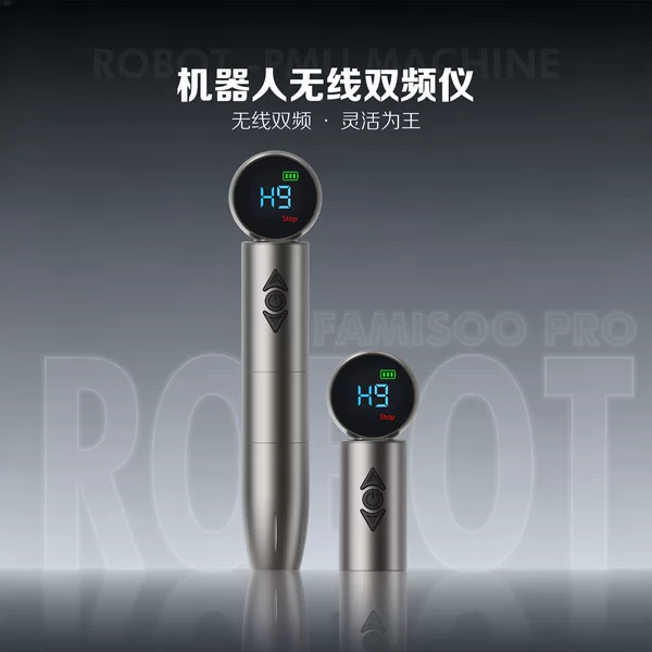 Robot Wireless Dual-Frequency Current Meter Multifunctional Eyebrow, Eye, Lip, and Hair Tattoo All-in-One Machine Semi-Permanent Tattoo Equipment Wholesale