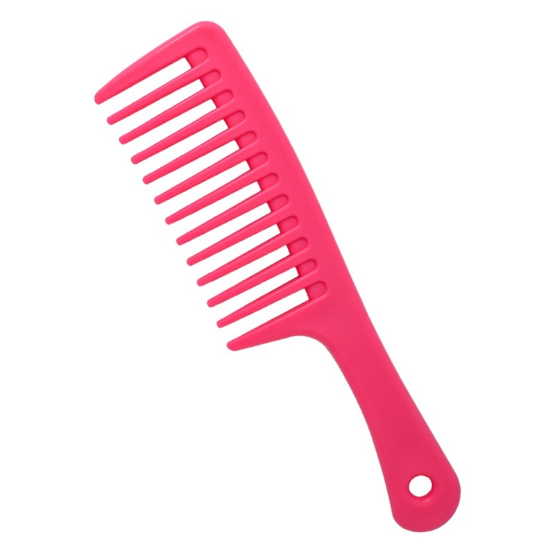 Peine de Dientes Anchos 5.8x23.5cm de Plástico Anti-Nudos para Cabello Largo y Uso Doméstico image 1