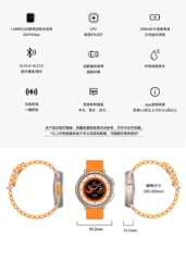 S8 ultra多機能bluetooth通話スマートウォッチnfc心拍数モニタリング