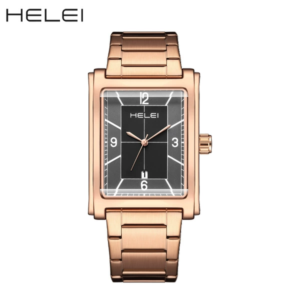 Golden steel belt, pink gold
