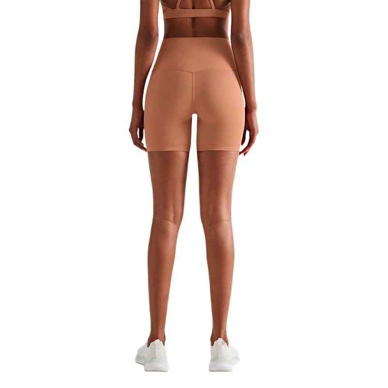 Женские летние тонкие спортивные шорты Huanpan, трехточечные шорты для тренировок на открытом воздухе с высокой талией, подтягивающие ягодицы, узкие велосипедные шорты для йоги