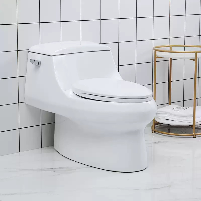 inodoro de gran impulso ciclón de cinco niveles ahorro de agua silencioso hogar gran tubería cerámica inodoro ingeniería mayorista