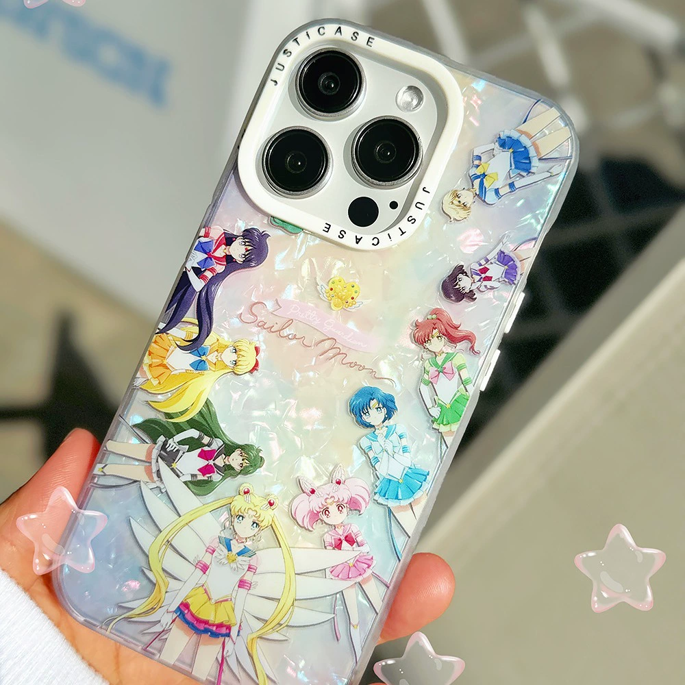 Айфоневая накладка на телефон, Сейлор Мун, iPhone, 15 Pro Max, защита от падений
