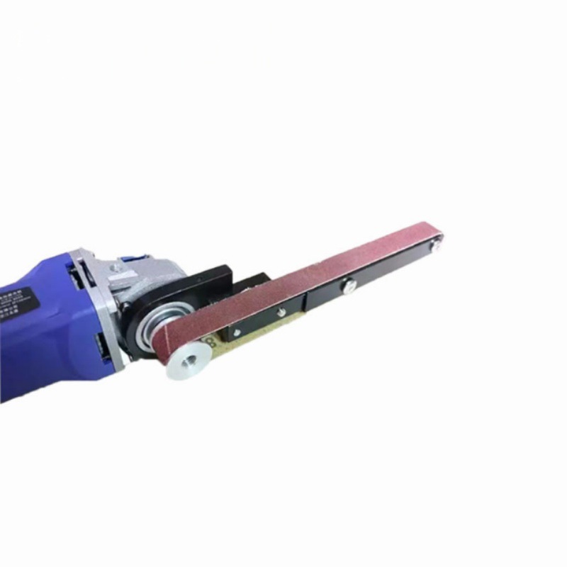 角磨机改装砂带机100型角磨机改装砂带机支架 除锈 抛光迷你砂带