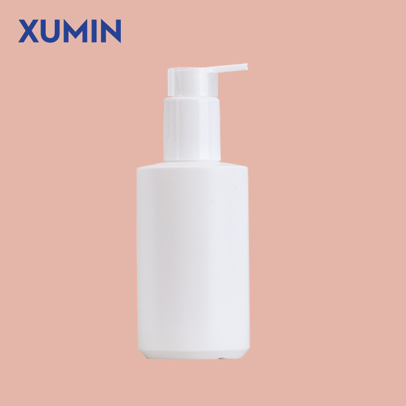 Nuevo producto PE peluche plástico botella de bomba de presión 100 - 200ml botella de emulsión blanco mat 300 - 500ml botella de champú