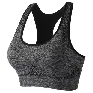 Sports Underwear Women's High Strength Shock-proof Running Big Chest Showy Small Vest No Steel Ring Large Size Fat Girl Yoga Bra