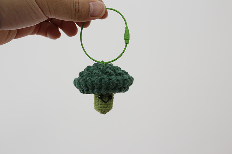 1 Piece Cute Vegetable Yarn Knitting Bag Pendant display picture 11