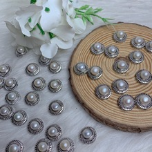 天然珍珠扣diy配饰手饰品水晶批发饰品