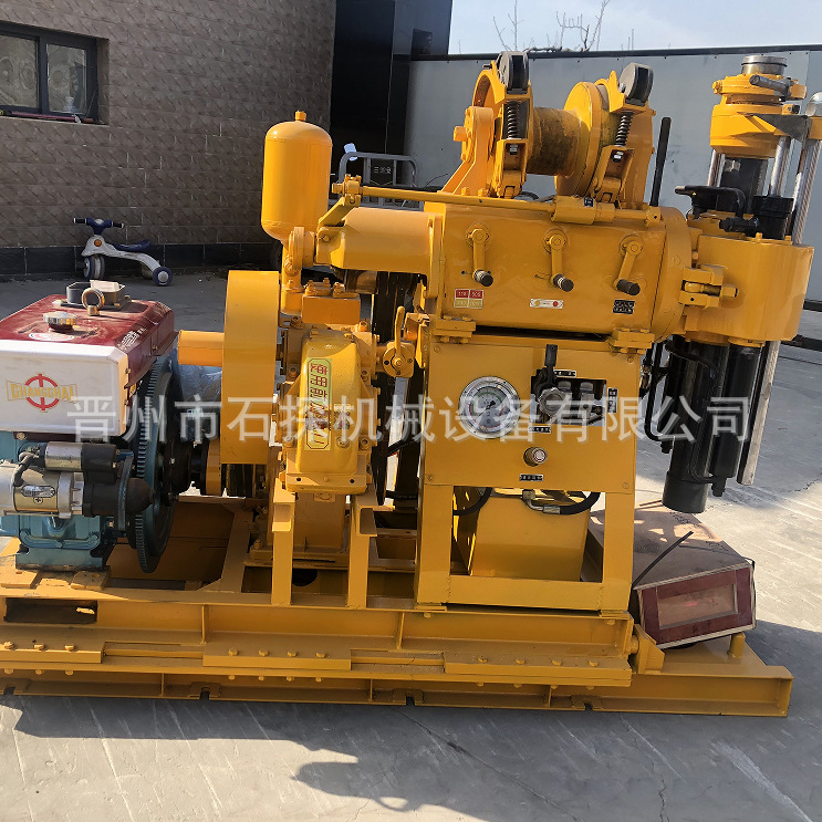 履带打井机岩层勘探钻机地表岩芯钻机可以打200米的钻机