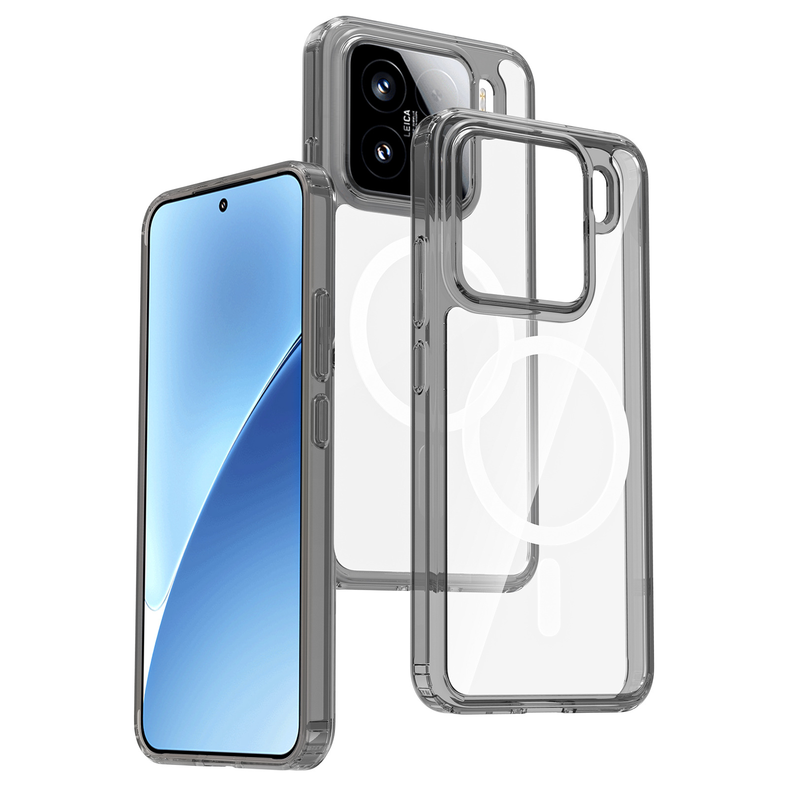 El comercio exterior es aplicable a Xiaomi 15Ultra dos en un conjunto de cerveza magnética caja de absorción de alta permeabilidad 15pro fábrica de caja de teléfono móvil a prueba de caídas