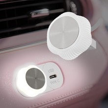 新款跨境汽车usb车内饰led车载氛围灯光免接线改装饰花朵七彩小灯