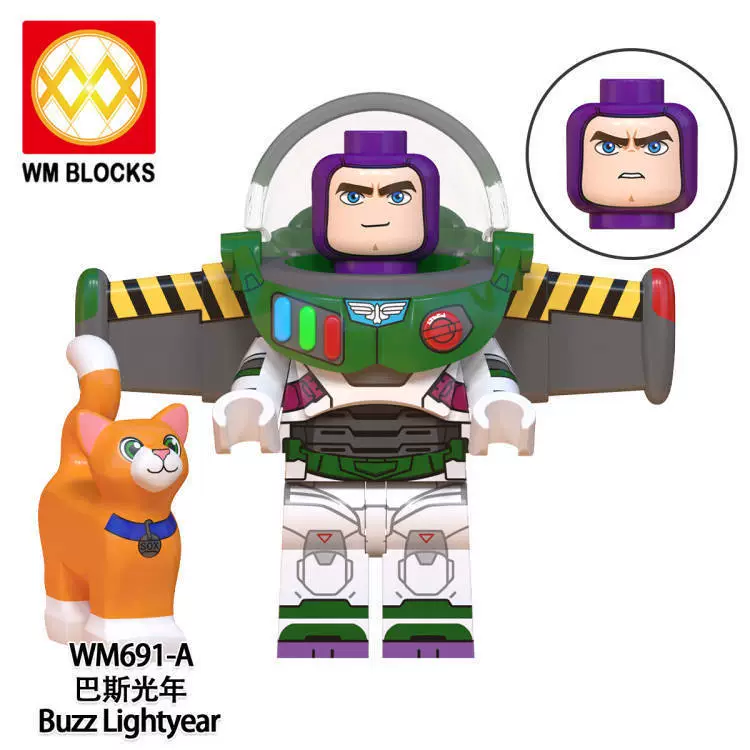 Constructor, wooden man, cartoon minifigures, doll, toy, (Cross-border trading), wholesale, small particles