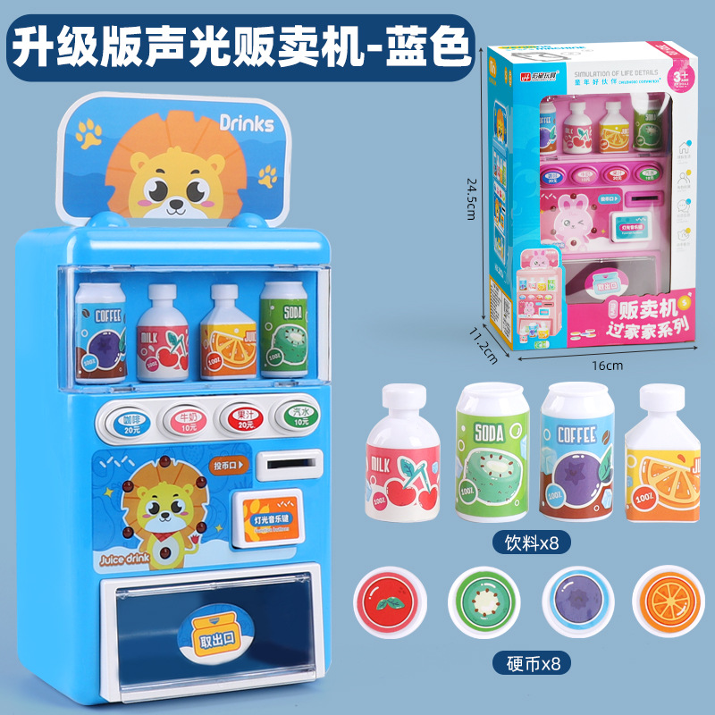 Máquina expendedora de juguetes de coche de policía transformable, juego de simulación interactivo para niños, divertido regalo para niñas y niños