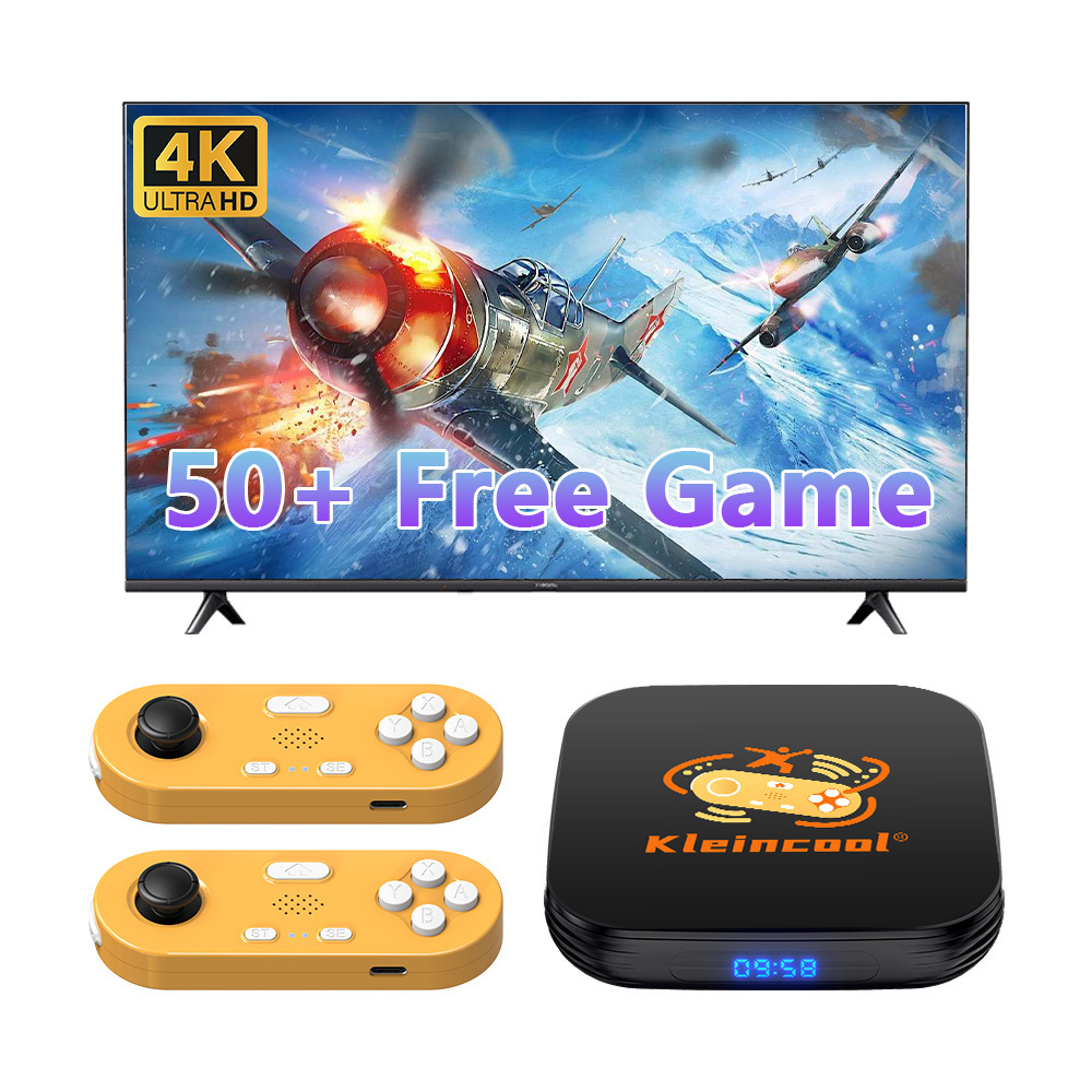 Kleincool-X8 Android 12 H618 Motion-Sensing Tv Game Family Entertainment Center Tv Box Set-Top Box