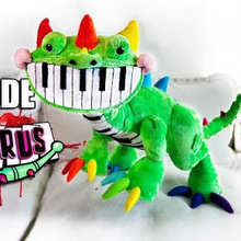 跨境新款pianosaurus plush 波比游戏钢琴恐龙毛绒玩偶公仔