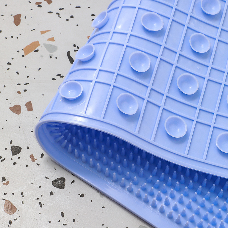 New PVC Tentacle Bathroom Non-Slip Floor Mat with Powerful Suction Cups—Waterproof Foot Mat for Shower Areas and Toilets